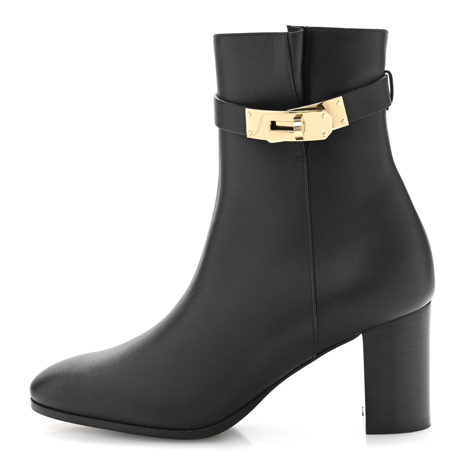 Calfskin Saint Germain Ankle Boots 35 Black
