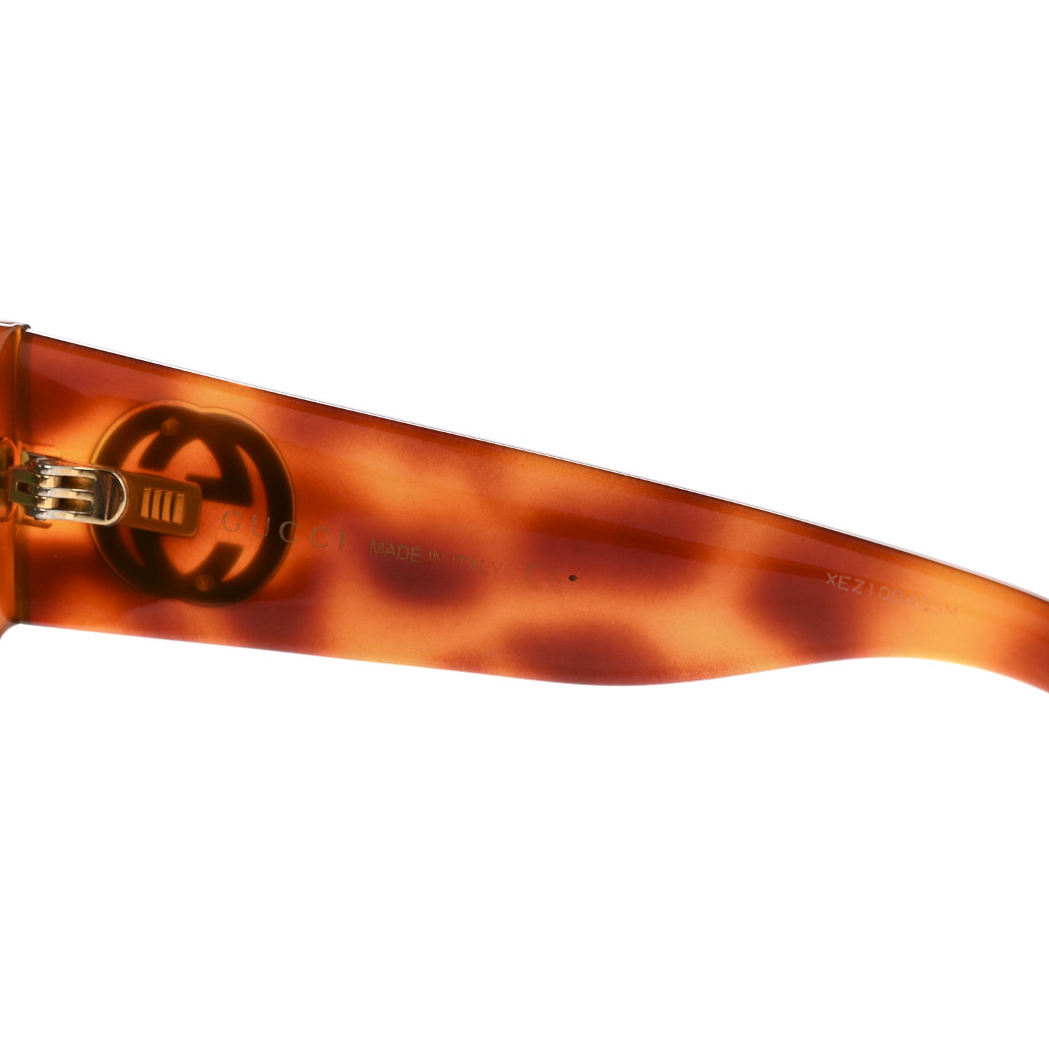 Acetate Square Frame Sunglasses GG0142SA Tortoise