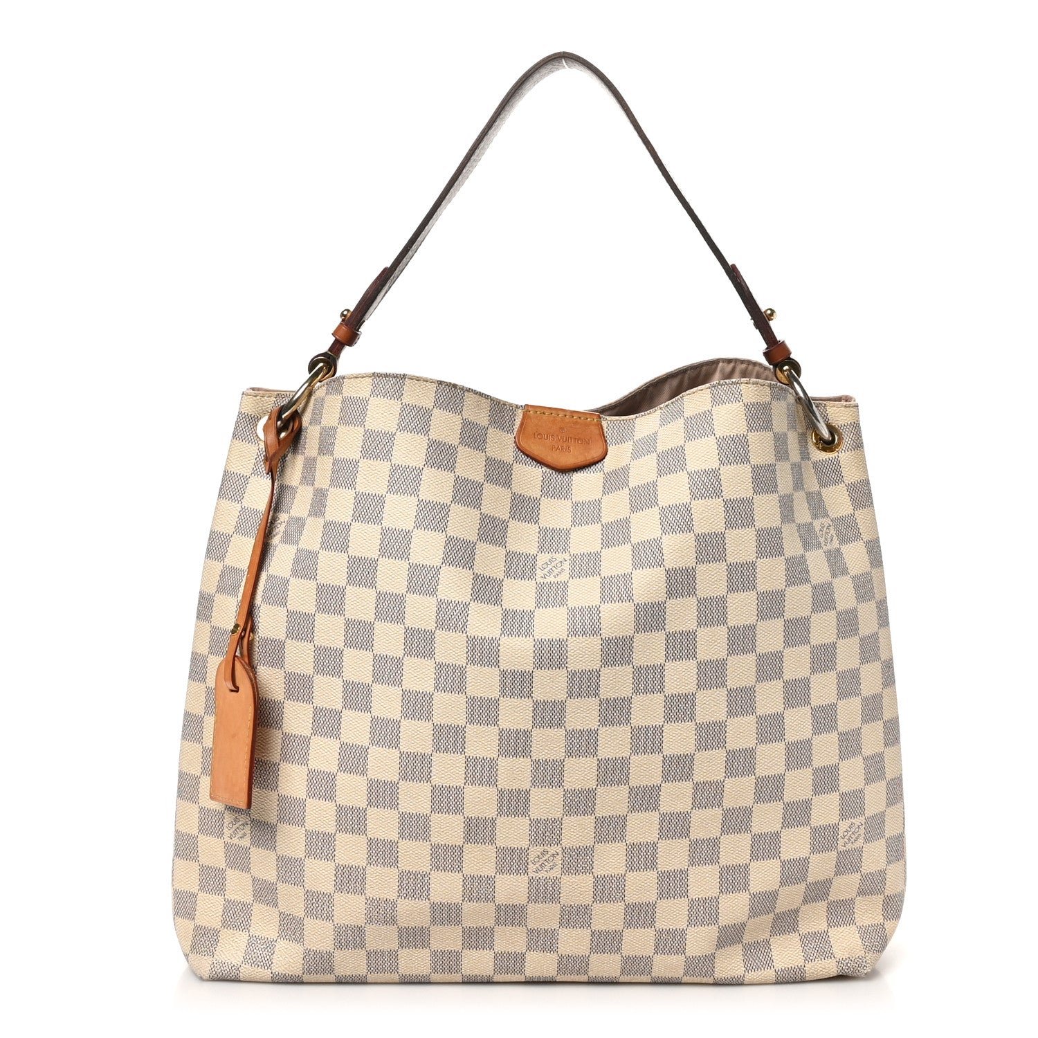 Damier Azur Graceful MM Rose Ballerine
