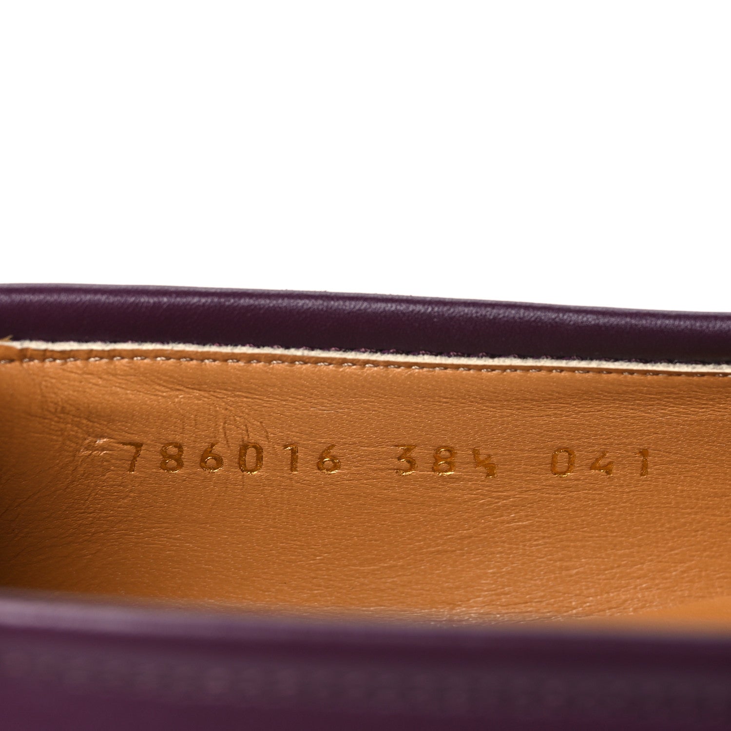 Calfskin Womens Jordaan Horsebit Loafers 38.5 Rosso Ancora