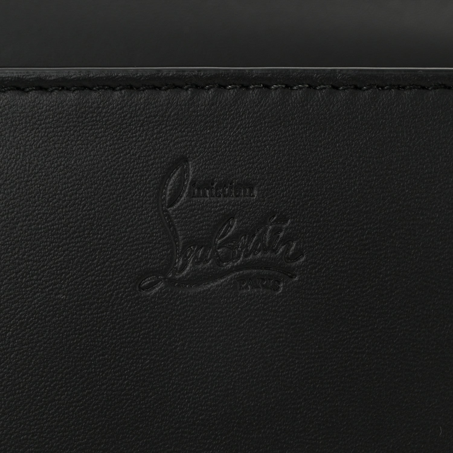 Calfskin Spikes Paloma Clutch Black