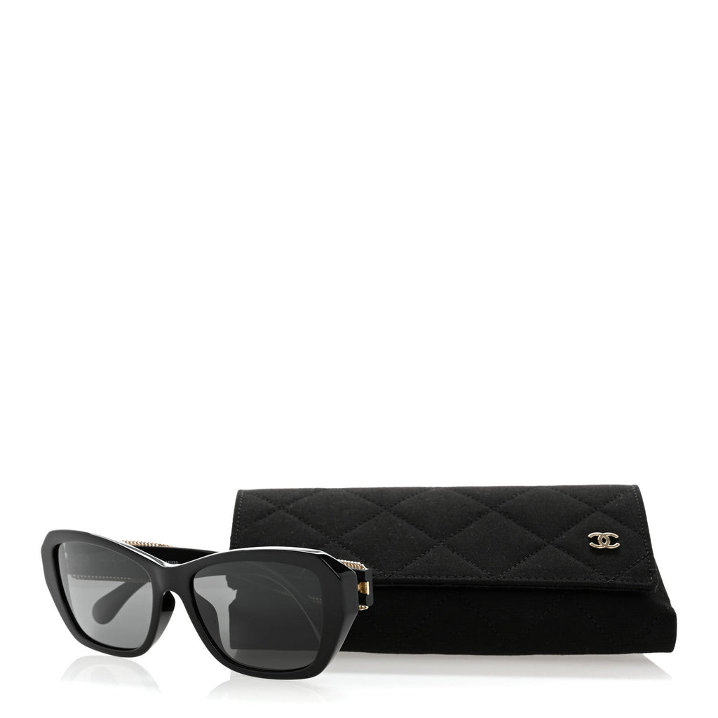 Acetate CC Sunglasses 5516-A Black