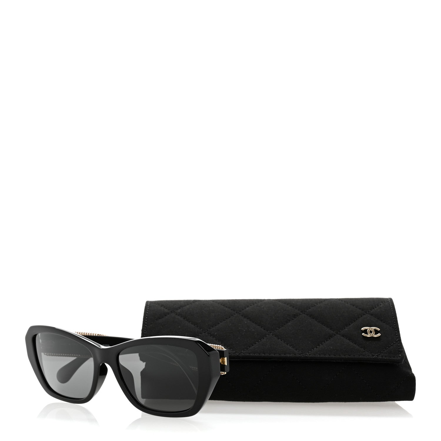 Acetate CC Sunglasses 5516-A Black