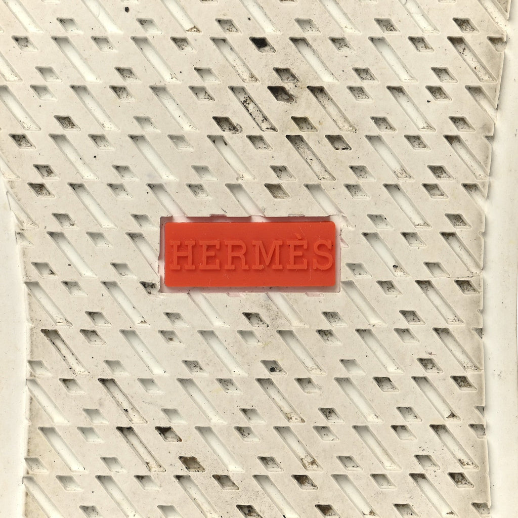 Matte Niloticus Crocodile Calfskin Deep Sneakers 37 White Bleu Bleuet