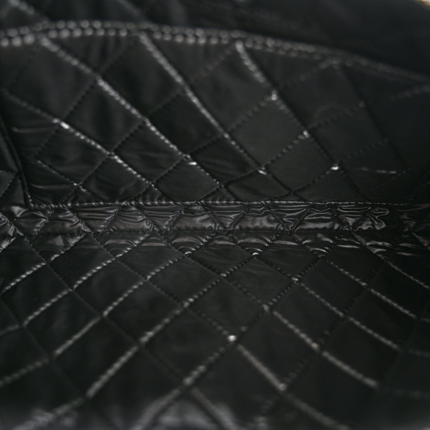 Metallic Calfskin Keyboard Pouch Black