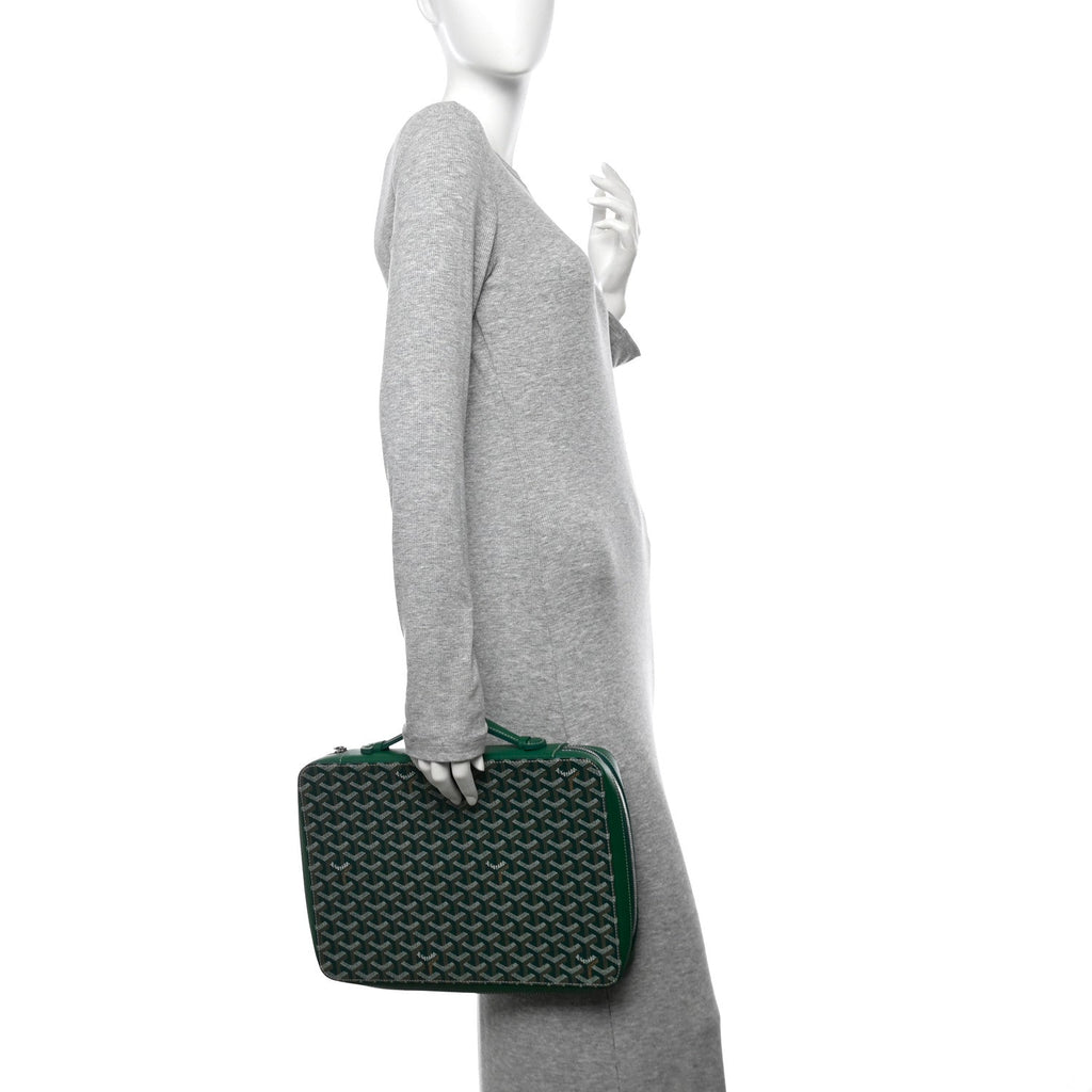 Goyardine Universal Companion Portfolio Green