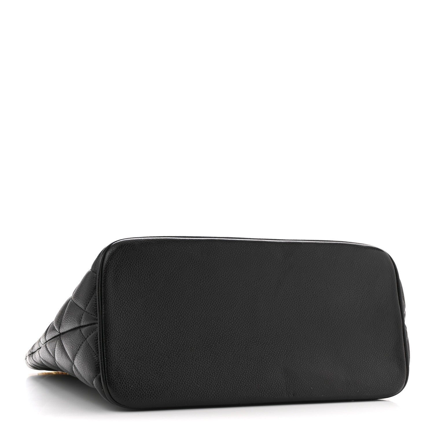 Caviar Quilted Medallion Tote Black