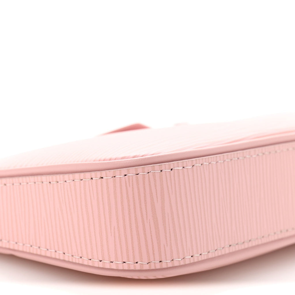 Epi Easy Pouch On Strap Rose Ballerine
