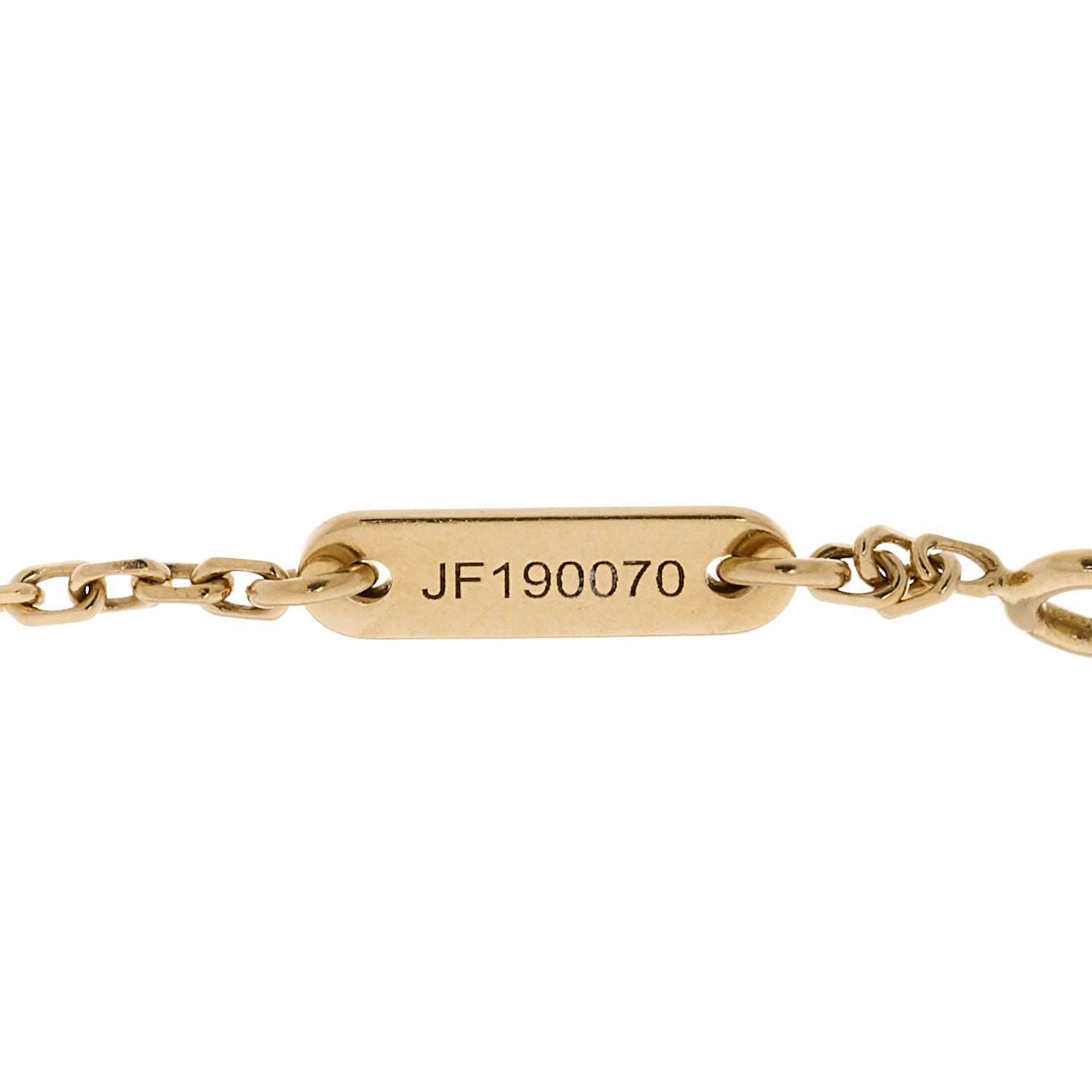 18K Yellow Gold Mother of Pearl Sweet Alhambra Bracelet