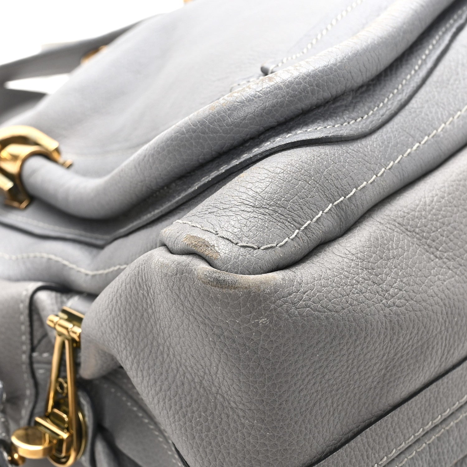 Calfskin Medium Paraty Cashmere Grey