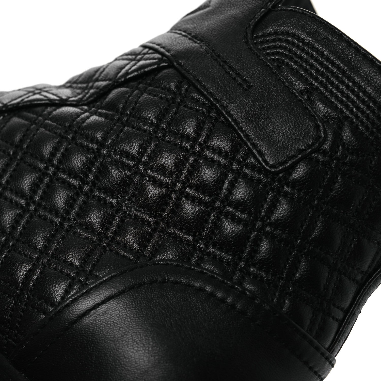 Lambskin Quilted Cap Toe Short Boots 36.5 Black