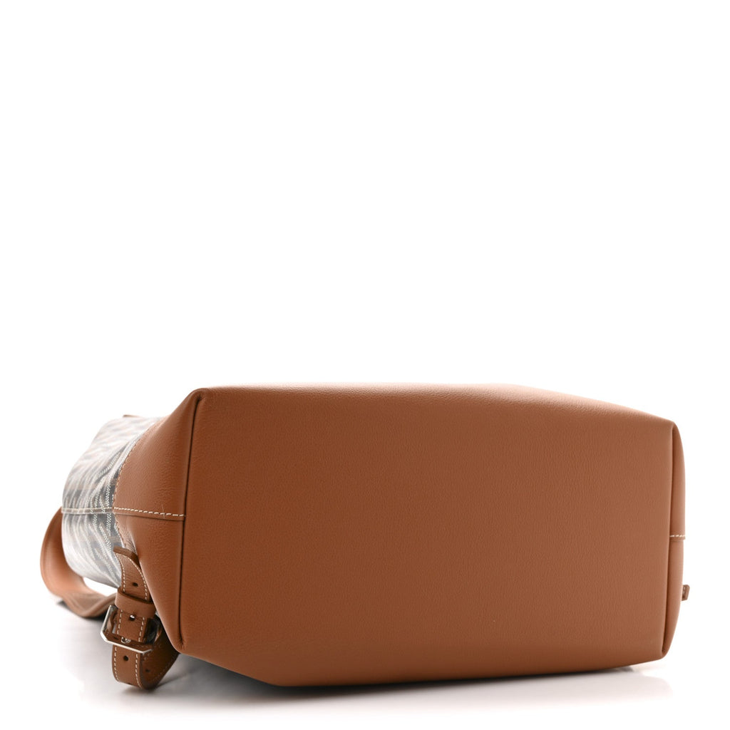 Goyardine Calfskin Cisalpin Backpack Black Gold