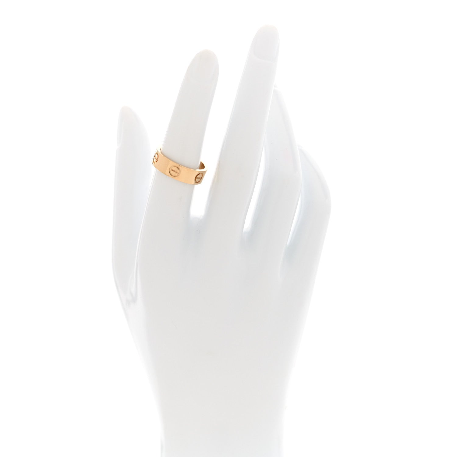 18K Yellow Gold 5.5mm LOVE Ring 52 6