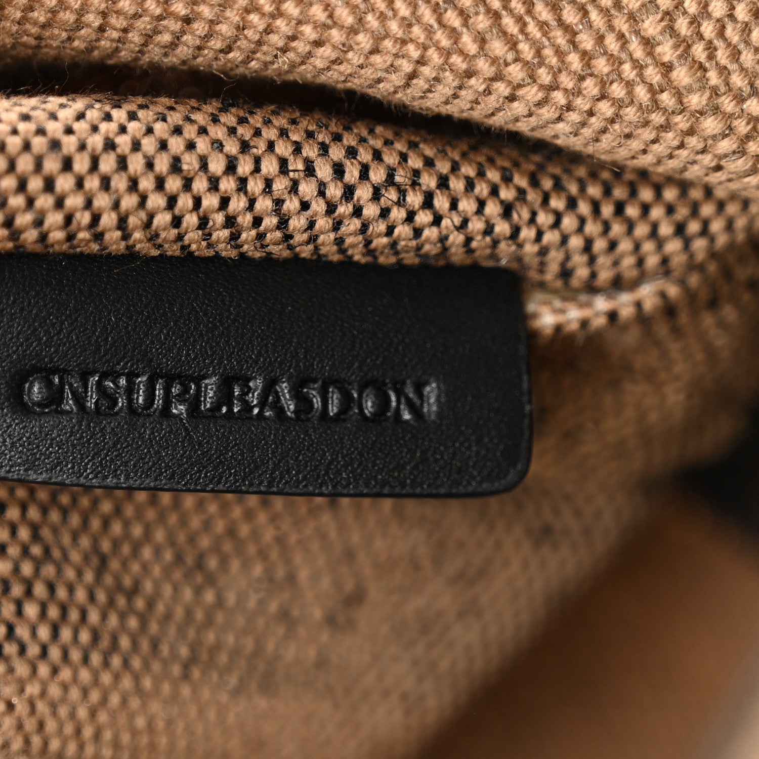 Canvas Mega Check Medium Ashby Hobo Black