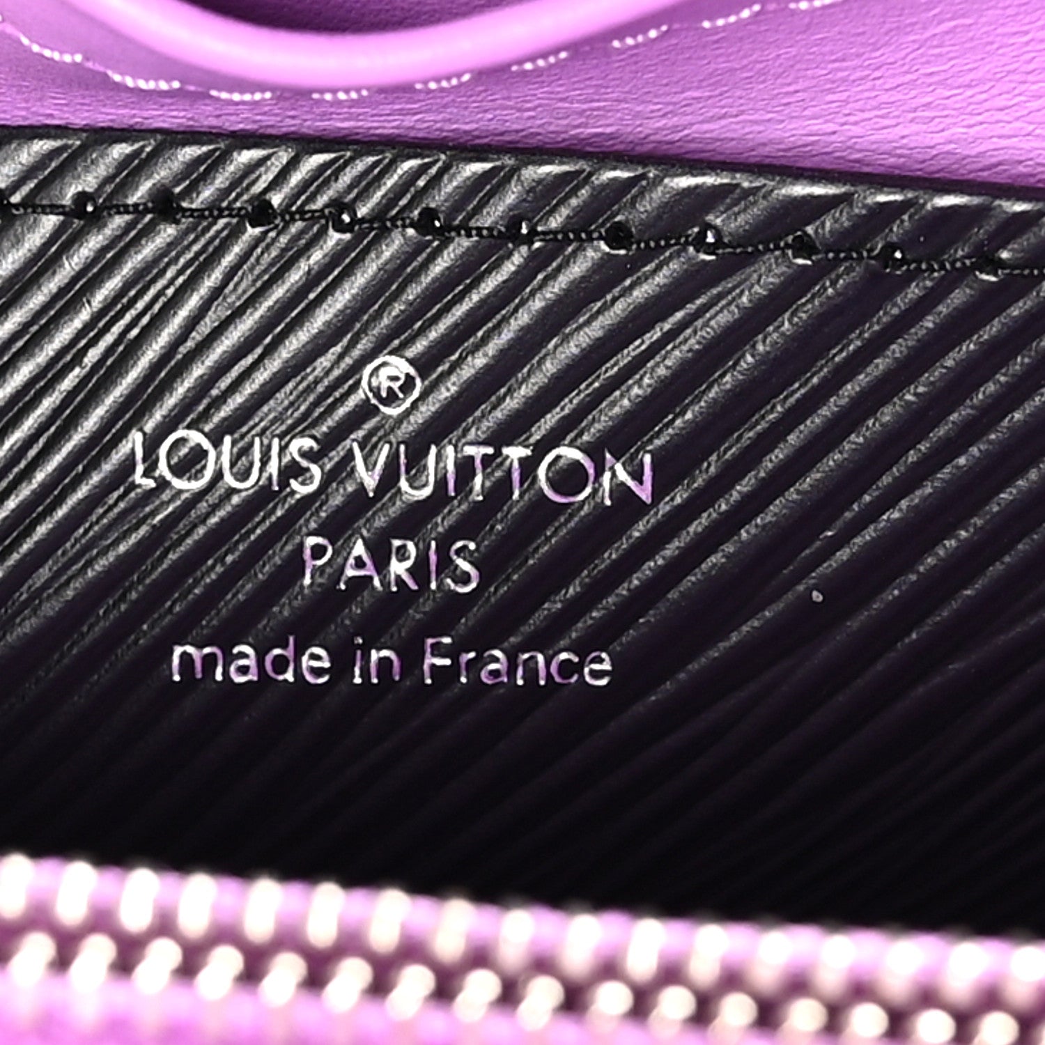 Epi Twist Triple Chain Shoulder Bag MM Black