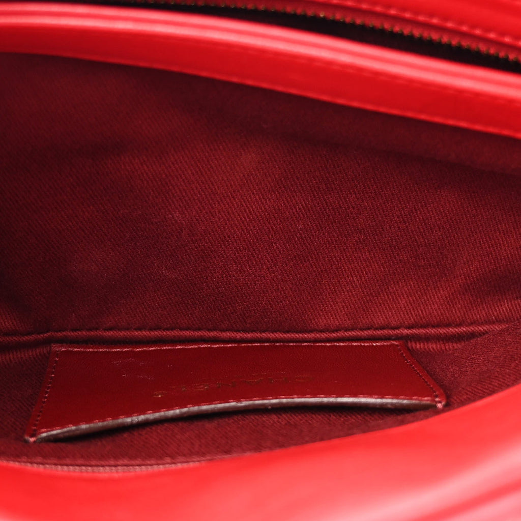 Lambskin Quilted Medium Just Mademoiselle Red