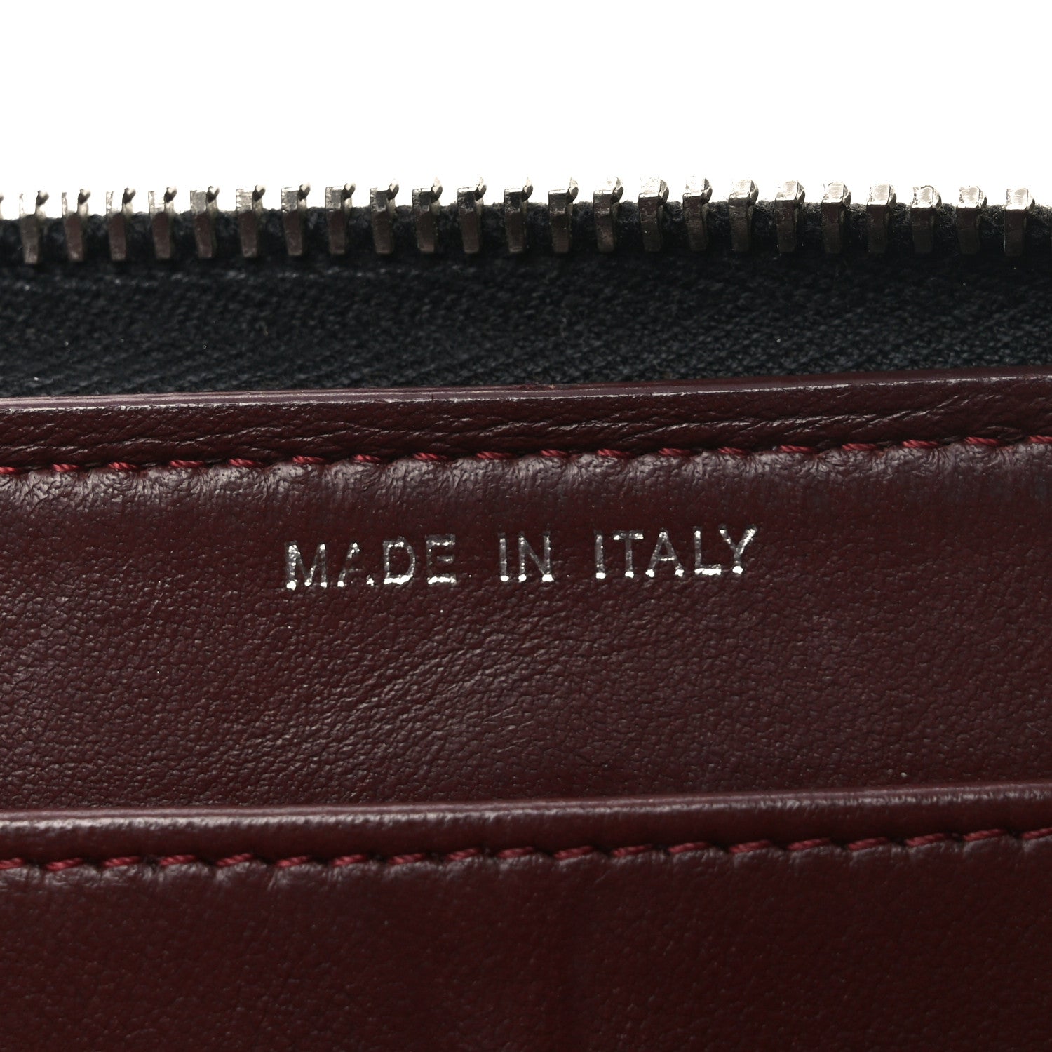 Lambskin Quilted Large Gusset Zip Around Wallet Black