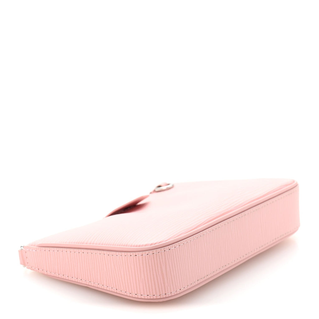 Epi Easy Pouch On Strap Rose Ballerine