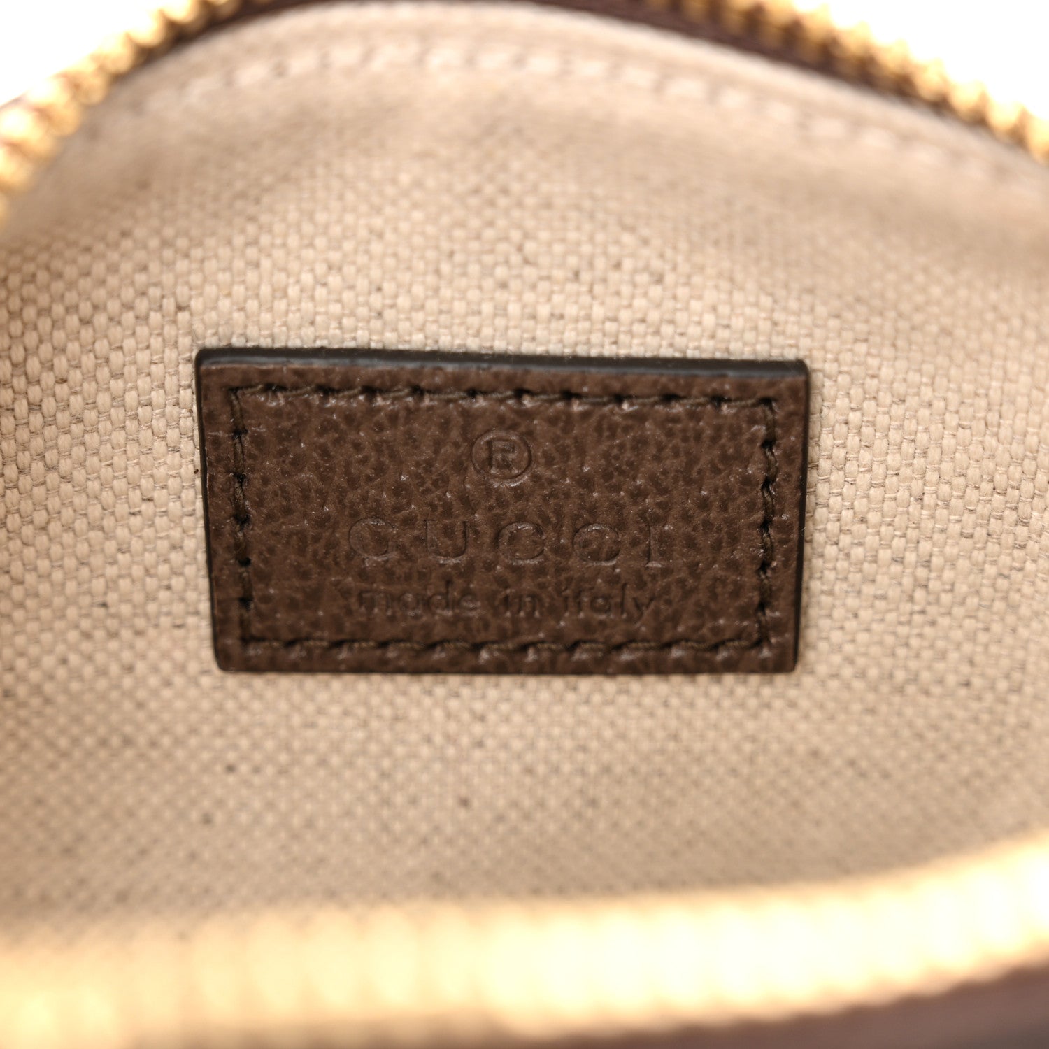 GG Supreme Monogram Textured Dollar Calfskin Web Super Mini Ophidia Top Handle Bowler Bag Beige Ebony New Acero