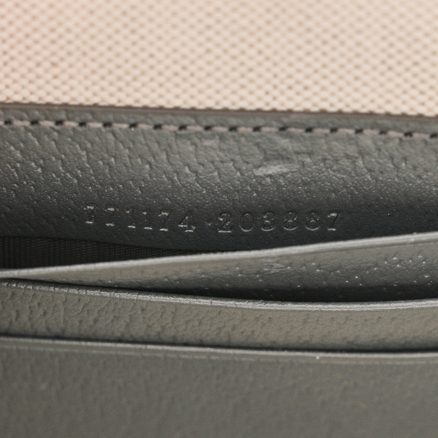 GG Supreme Monogram Textured Dollar Calfskin Small Ophidia Top Handle Shoulder Grey Black Graphite Grey