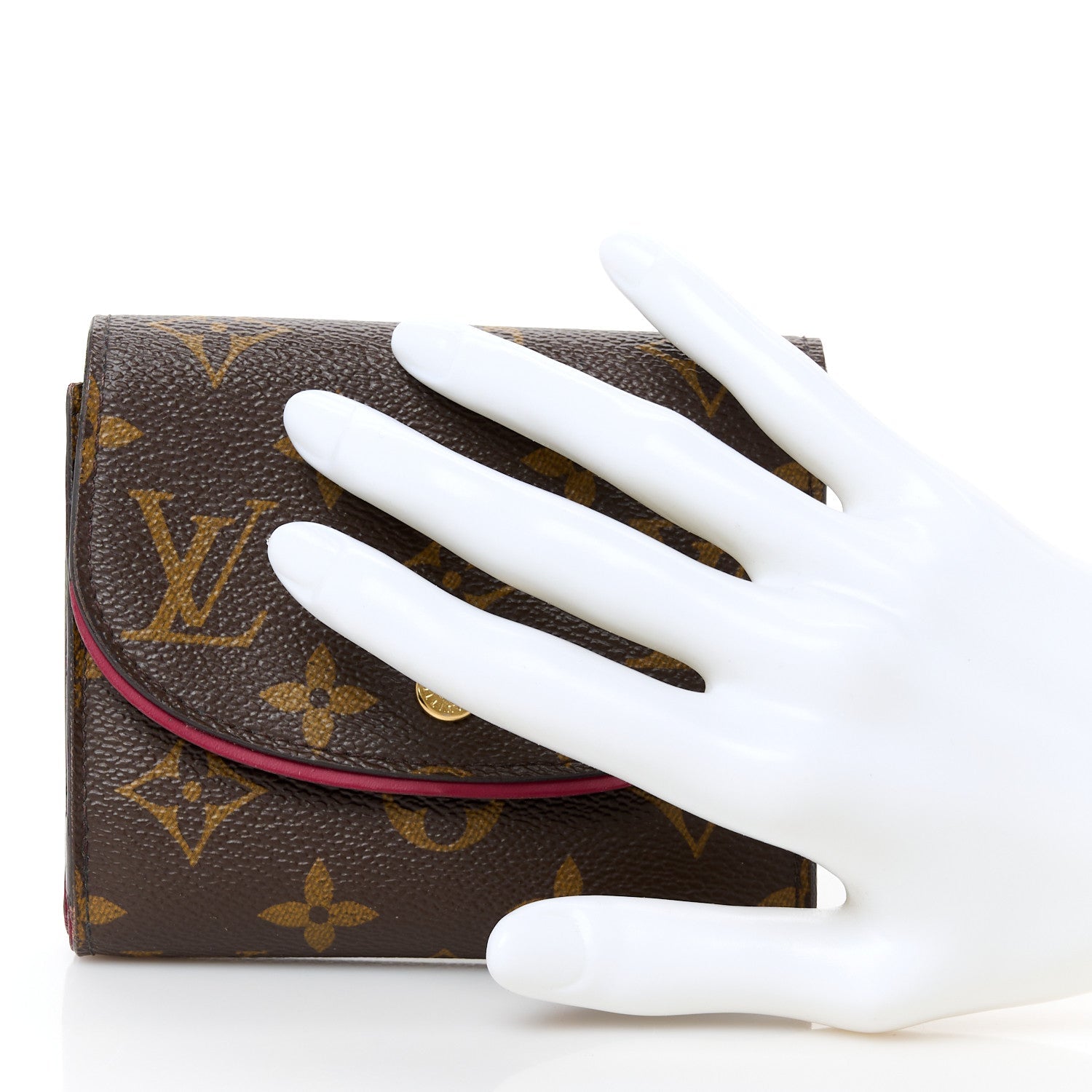 Monogram Ariane Compact Wallet Fuchsia