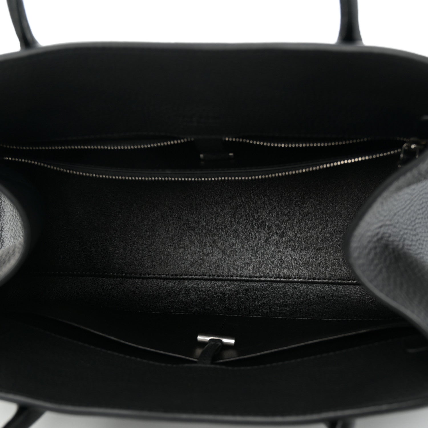 Grained Calfskin EW Margaux 12 Black