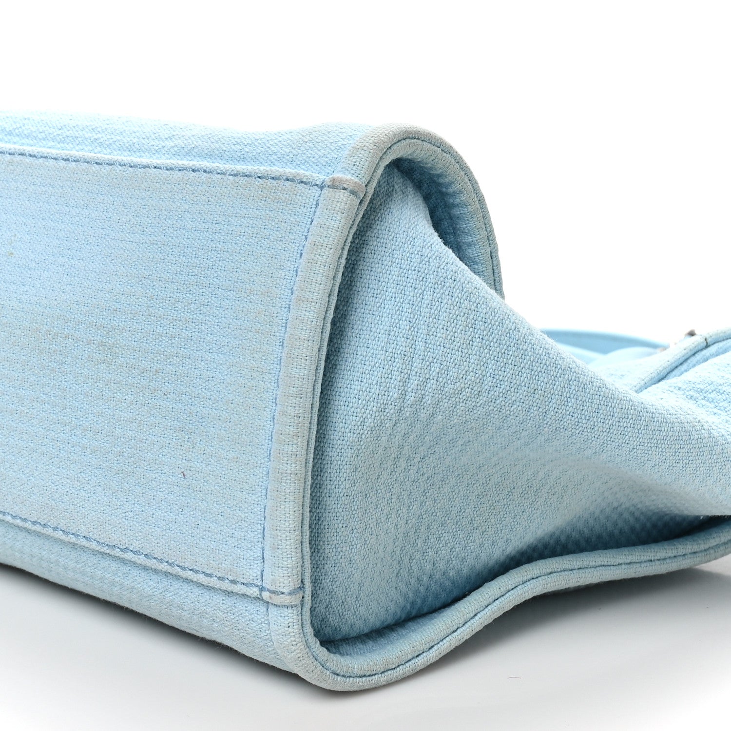 Mixed Fibers Small Deauville Tote Light Blue