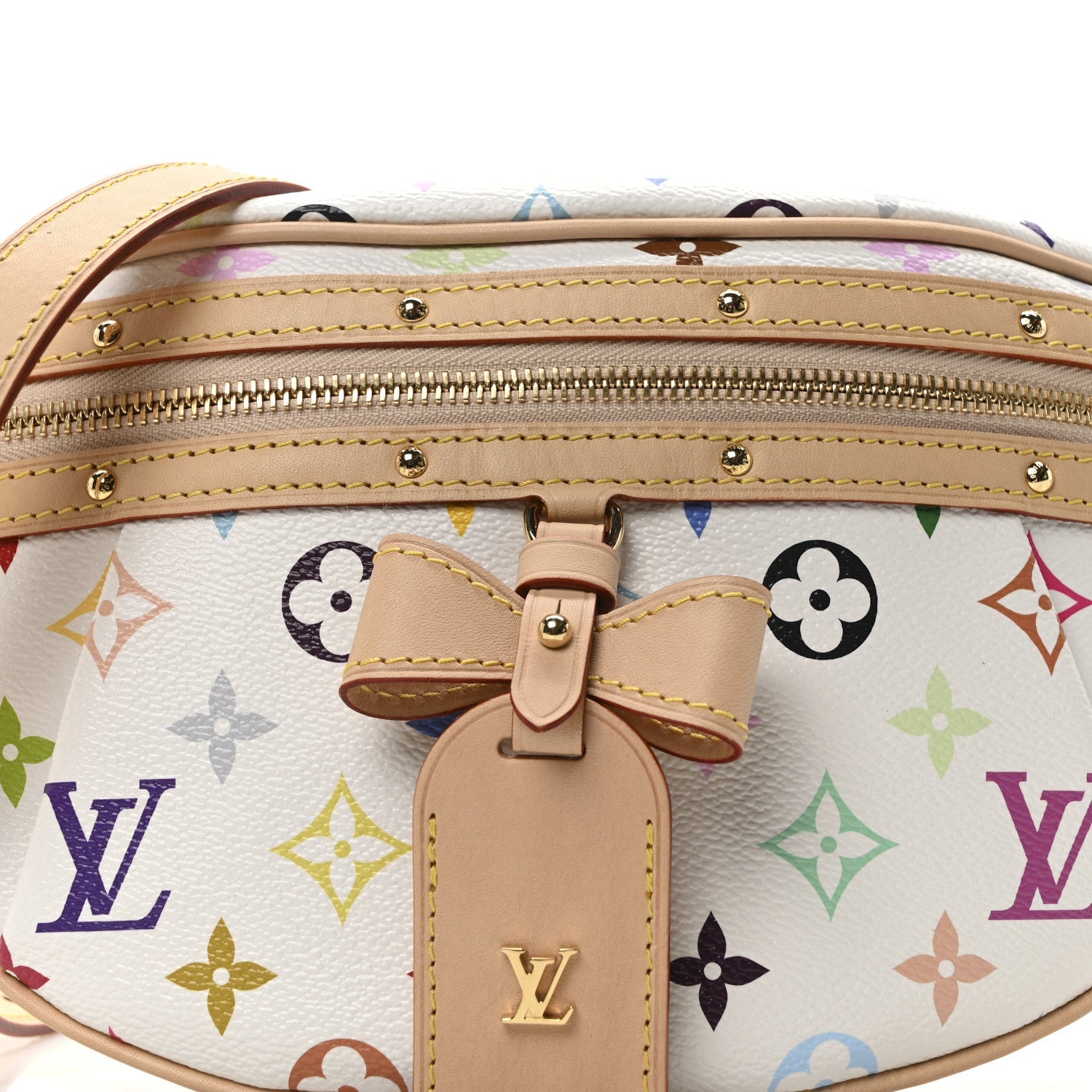 LV X TM Monogram Multicolor High Rise Bumbag White