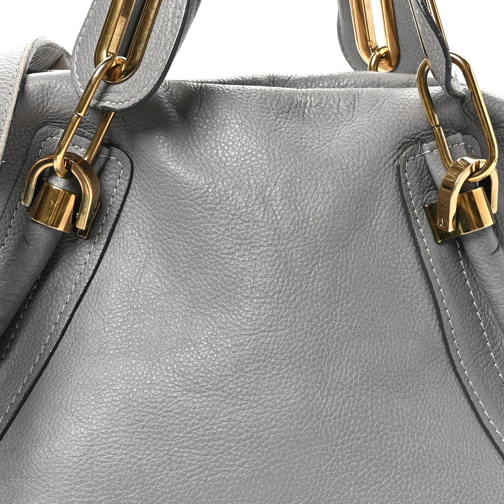 Calfskin Medium Paraty Cashmere Grey