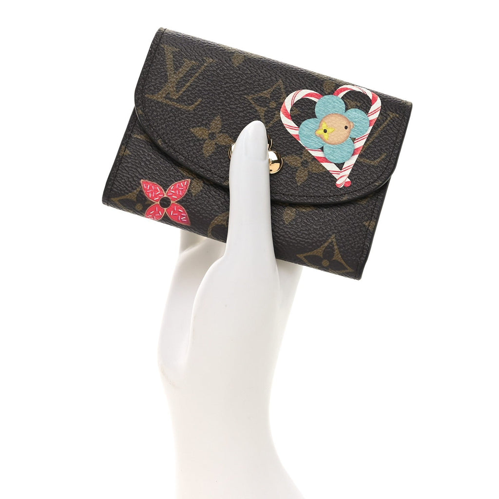 Monogram 2024 Christmas Animation Candy Factory Rosalie Coin Purse Candy Red