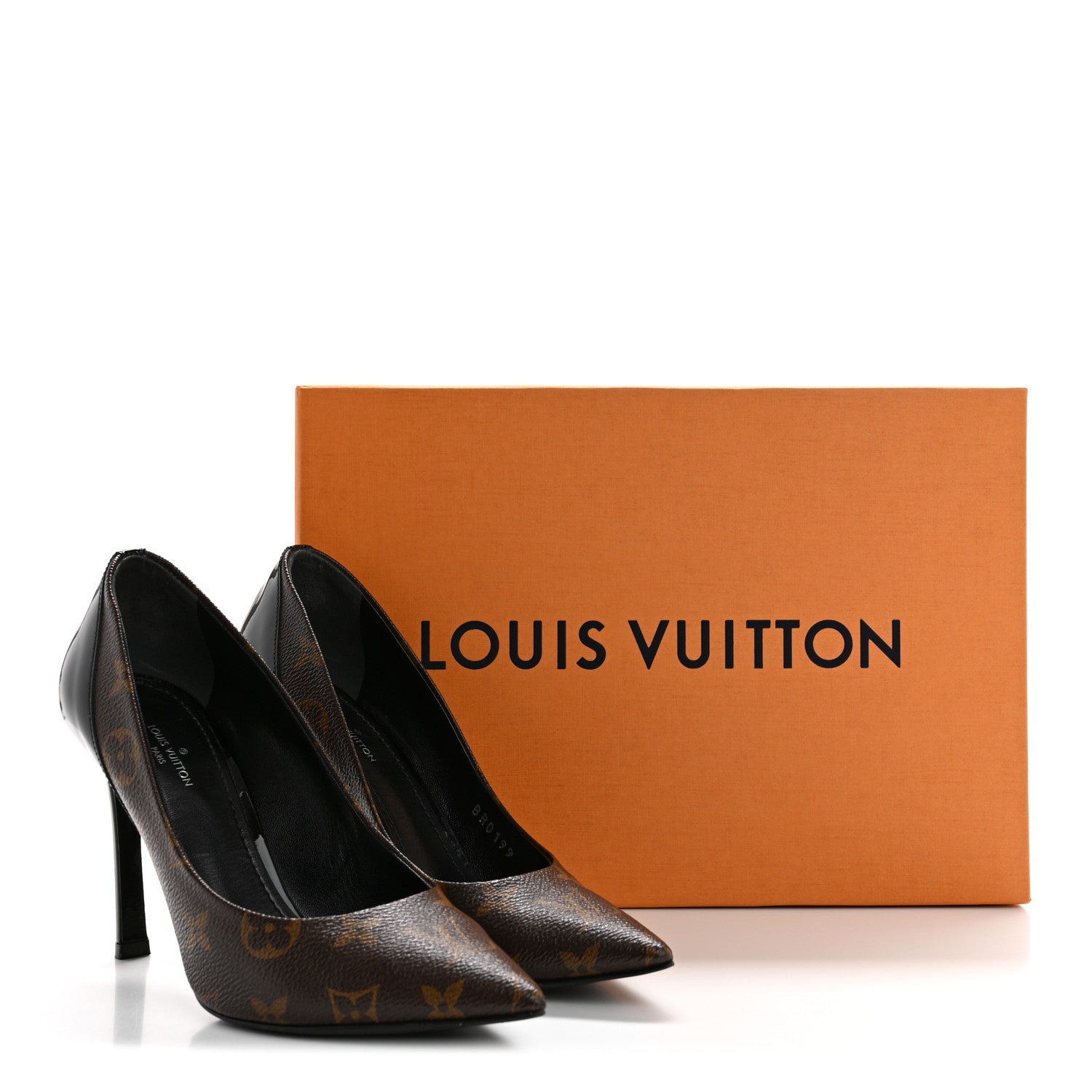 Monogram Cherie Pumps 36 Black