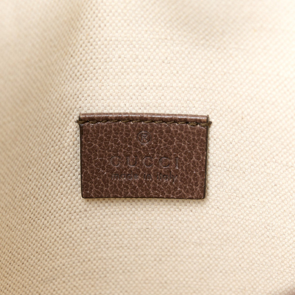 GG Supreme Monogram Web Medium Neo Vintage Flap Messenger Bag Beige New Acero