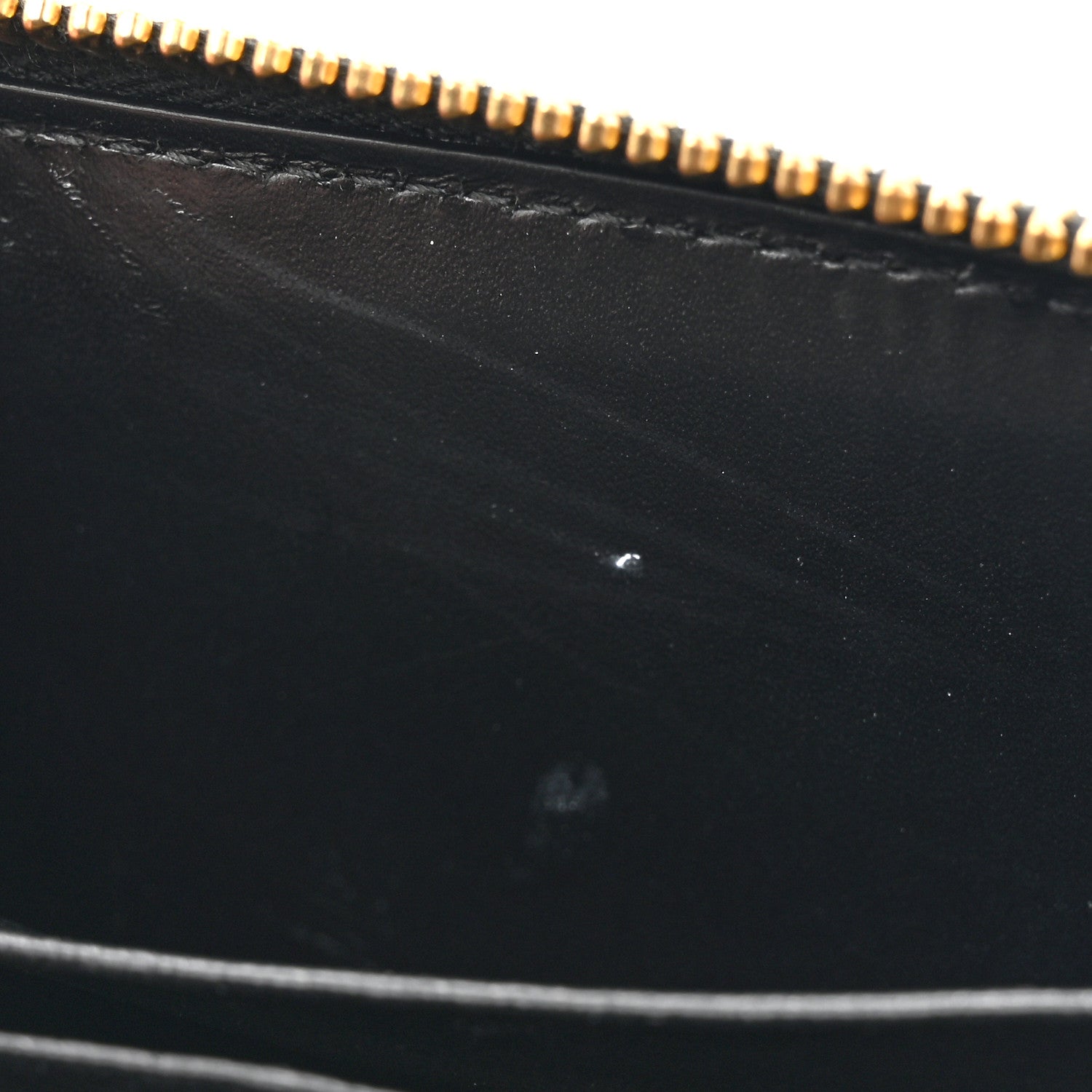 Guccissima Zip Around Card Case Black