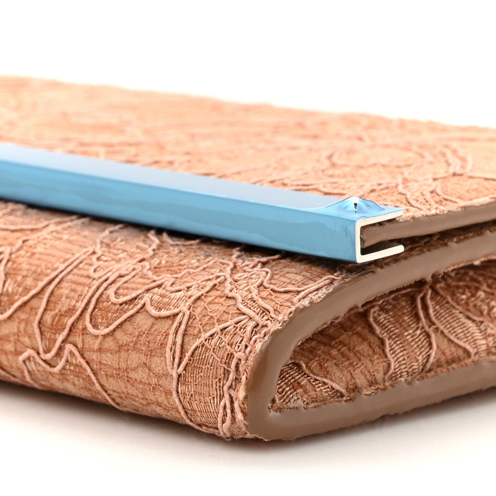 Lace Milla Wallet on Chain Powder Pink