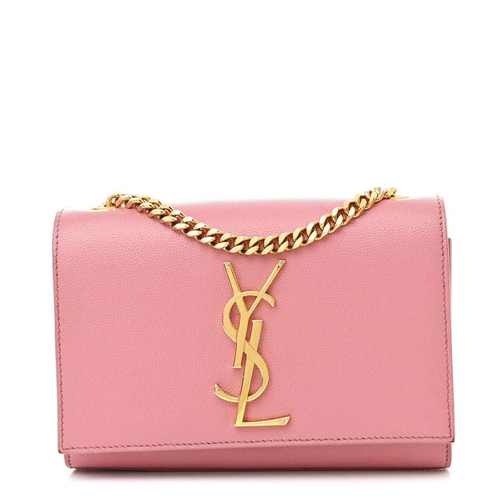 Grain De Poudre Small Classic Monogram Kate Satchel Old Rose