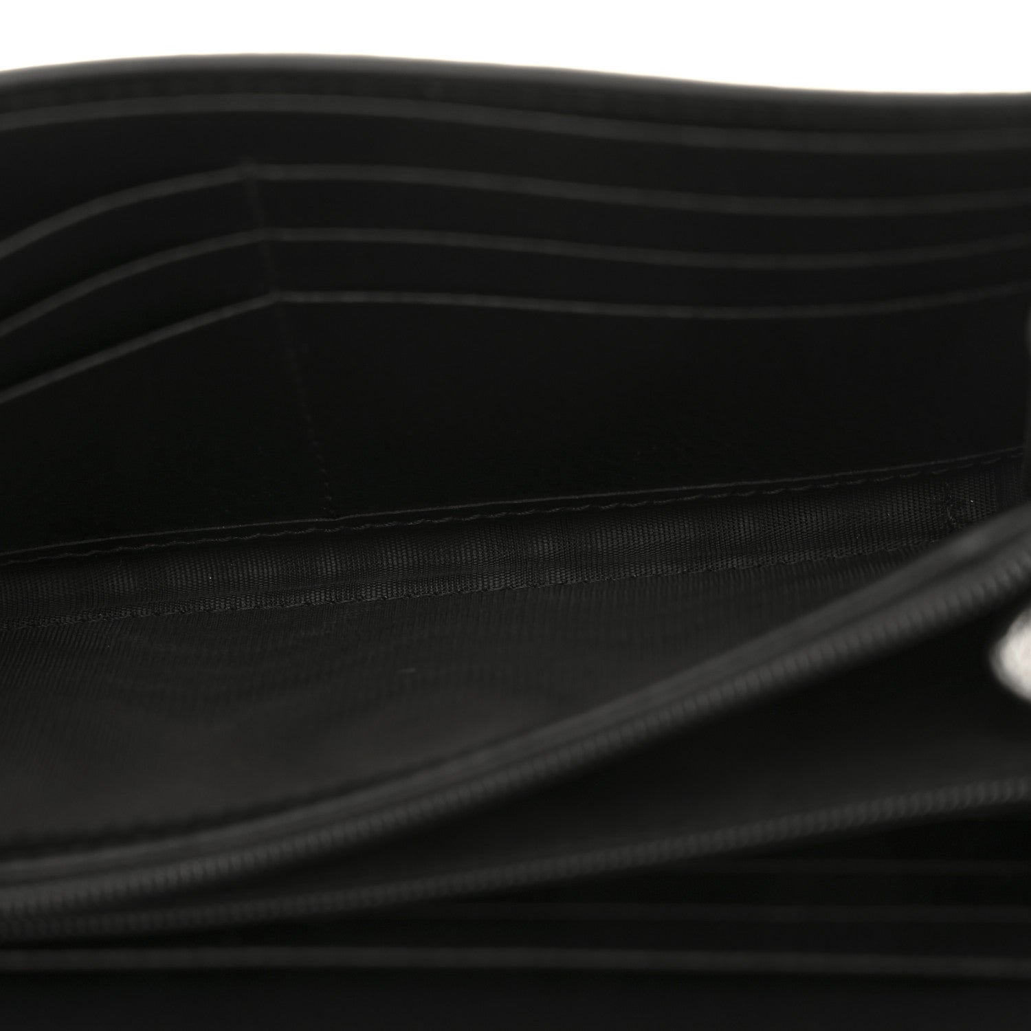 Dollar Calfskin GG Supreme Monogram Petite GG Marmont Wallet Chain Bag Black Beige Ebony