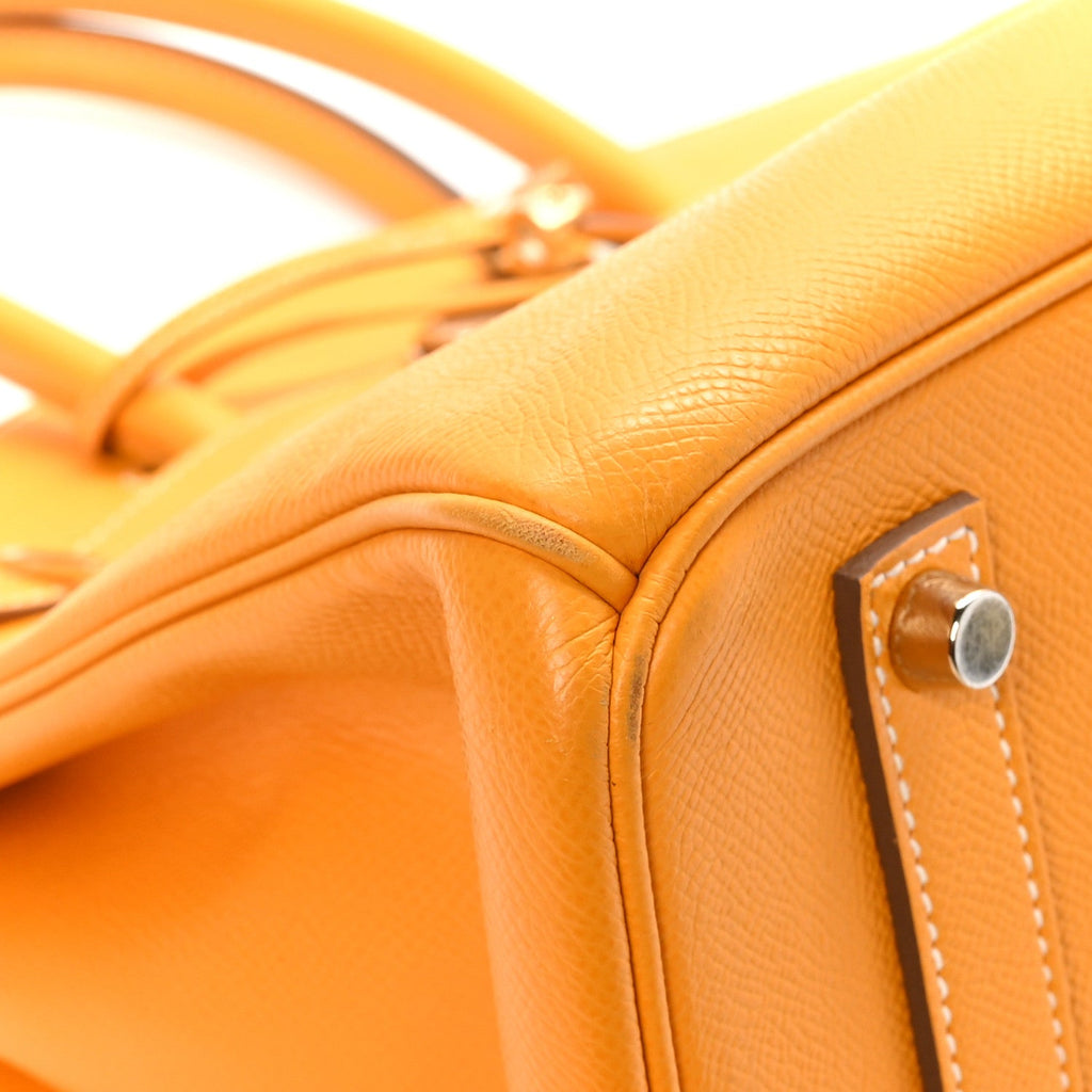 Epsom Candy Birkin 35 Jaune D'Or Feu