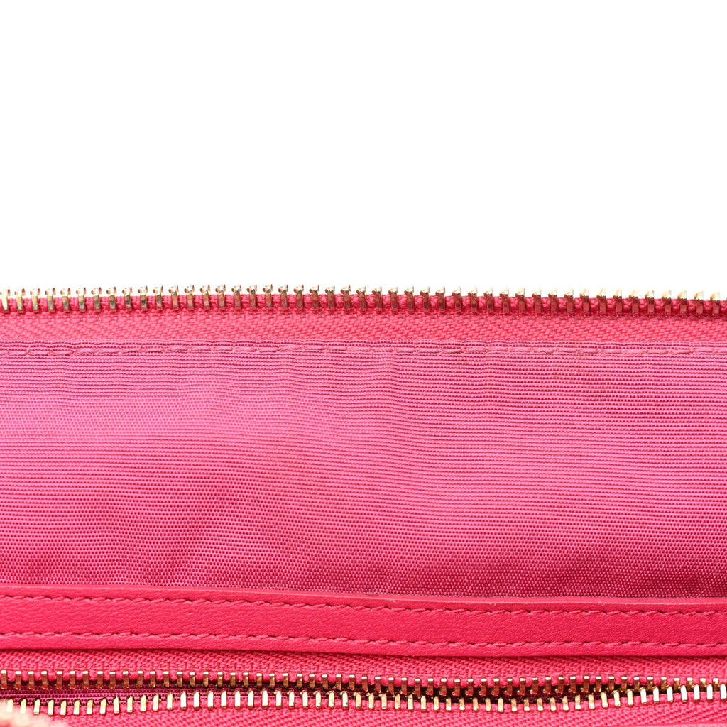 Lambskin Cannage Medium Granville Tote Fuchsia