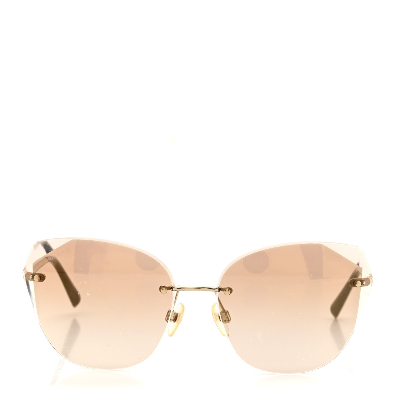 Metal Cat Eye Sunglasses 4237  Gold