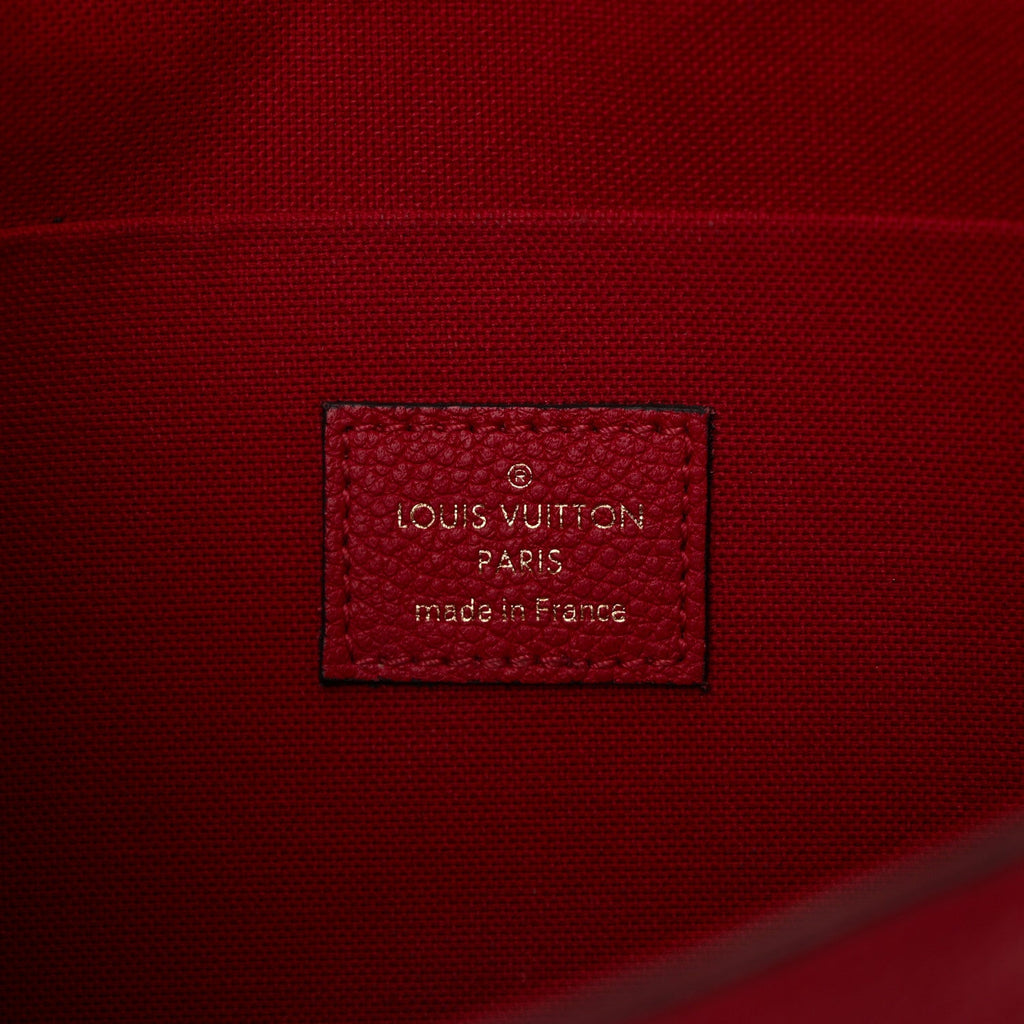 Empreinte Pochette Felicie Chain Wallet Scarlet