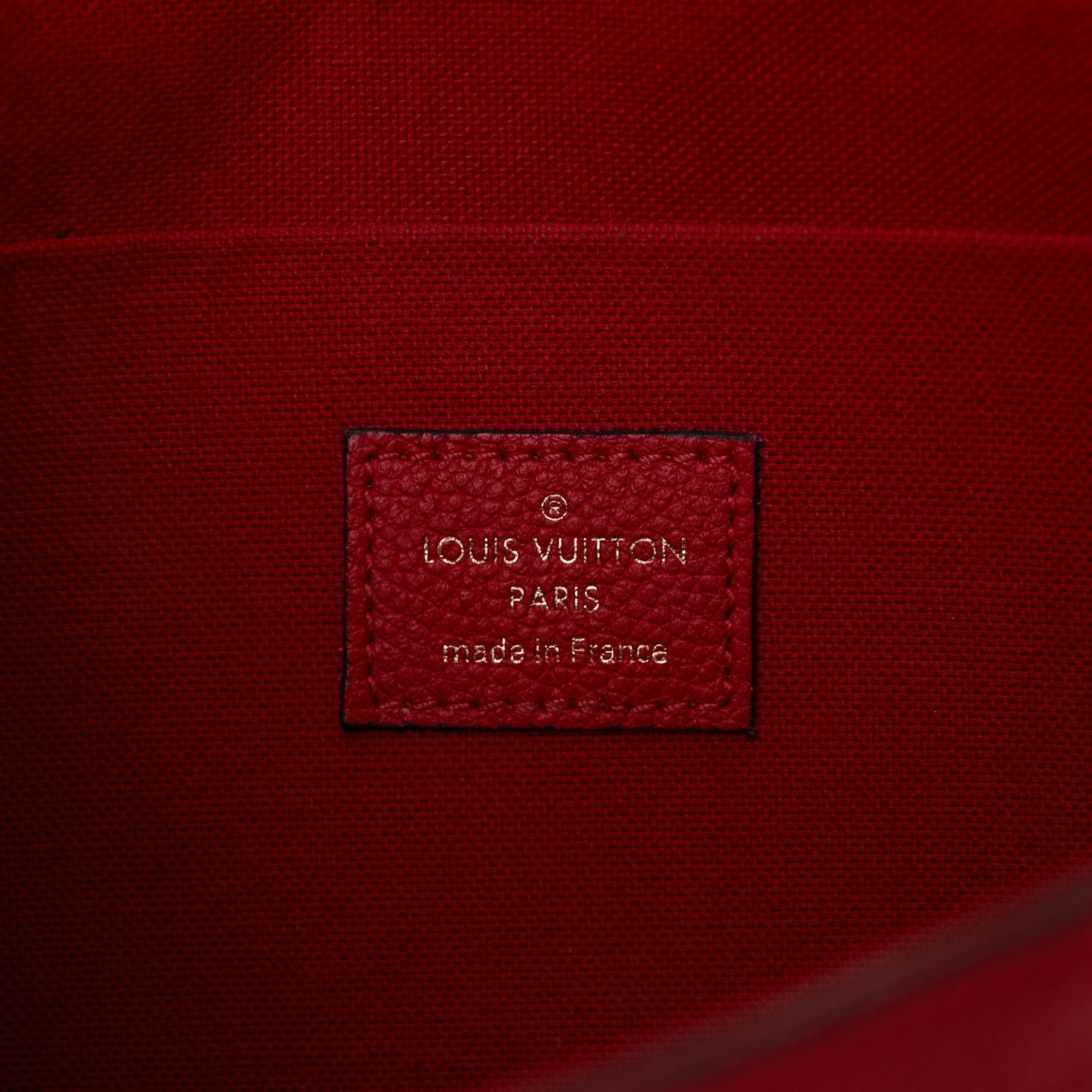 Empreinte Pochette Felicie Chain Wallet Scarlet