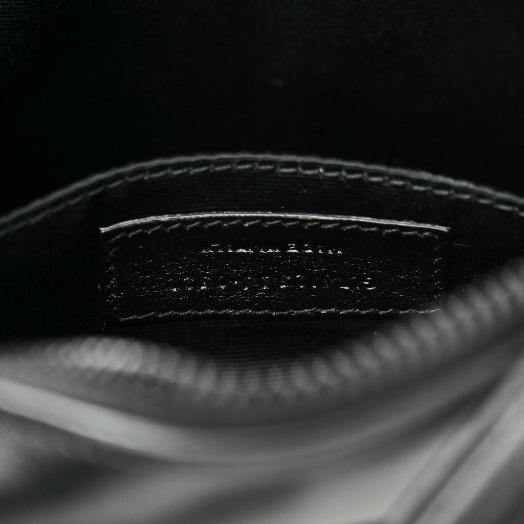 Calfskin Matelasse Monogram Monochrome Lou Camera Bag Black