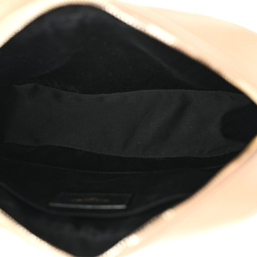 Calfskin Matelasse Monogram Lou Camera Bag Dark Beige