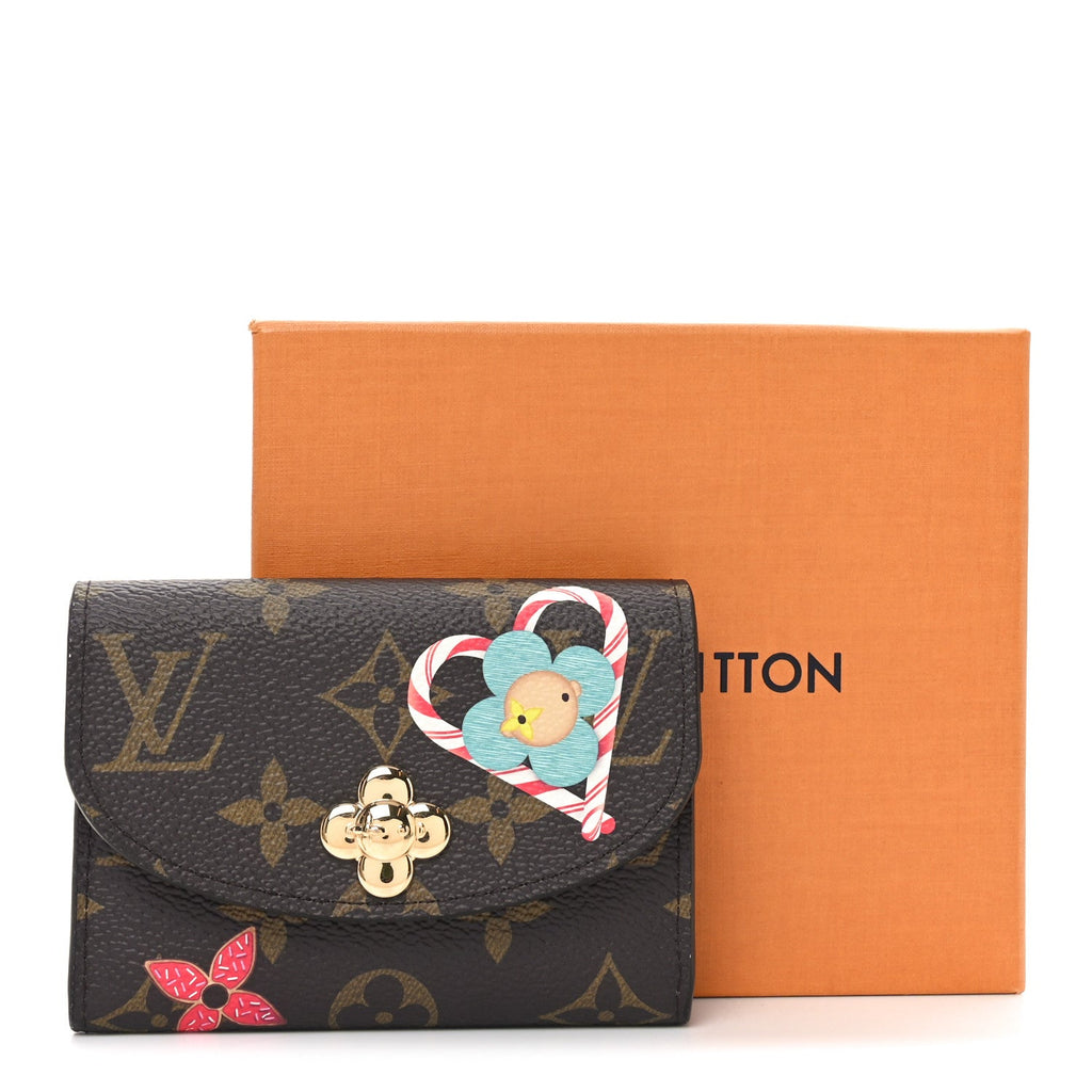 Monogram 2024 Christmas Animation Candy Factory Rosalie Coin Purse Candy Red