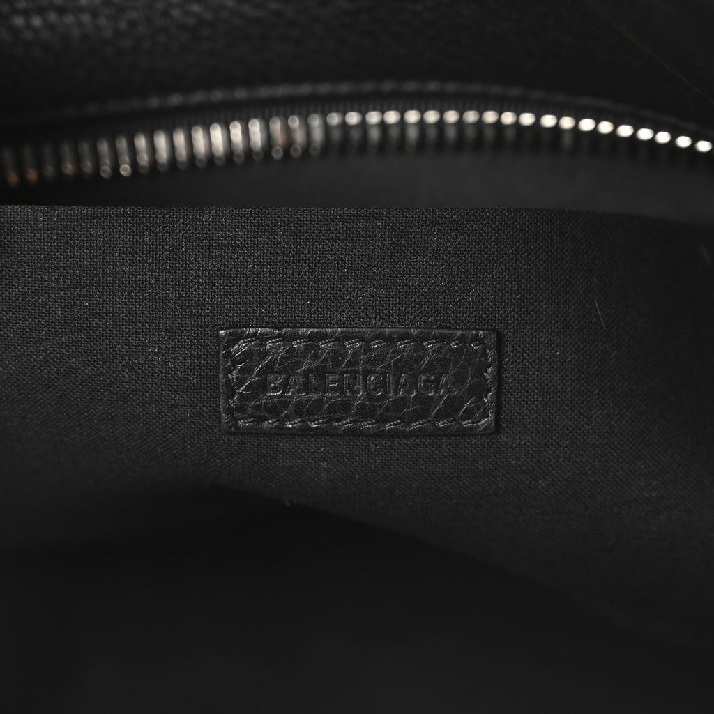 Grained Calfskin Waist Bag Black