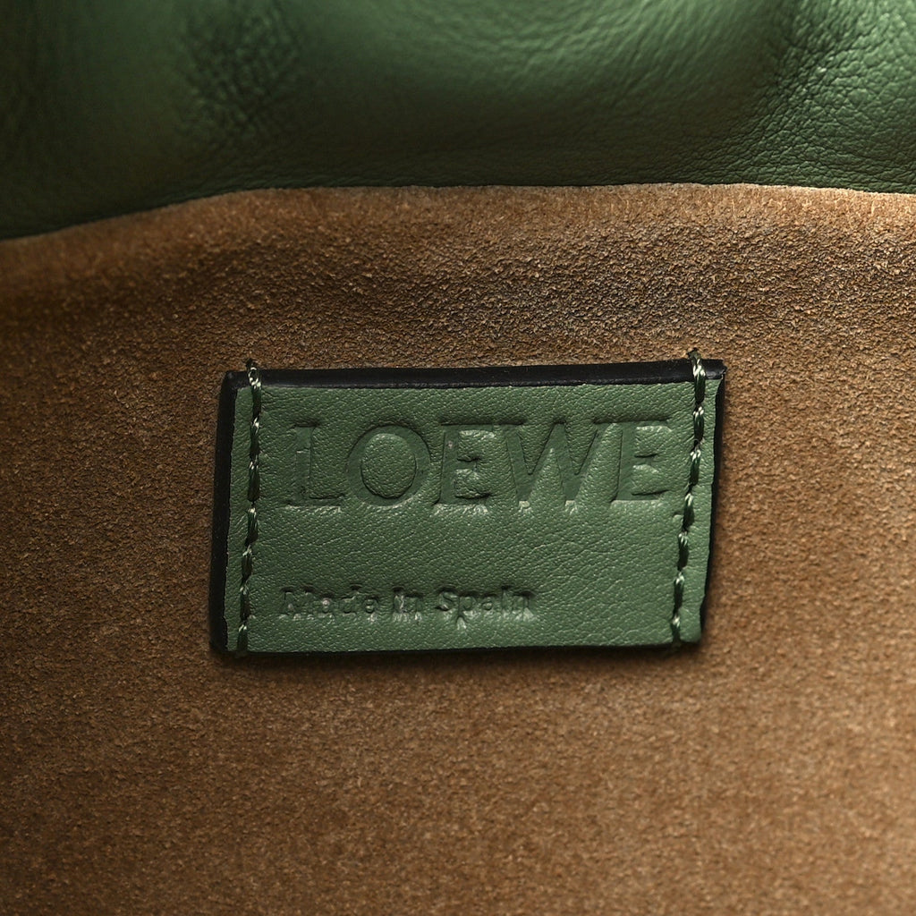 Calfskin Mini Flamenco Knot Clutch Rosemary