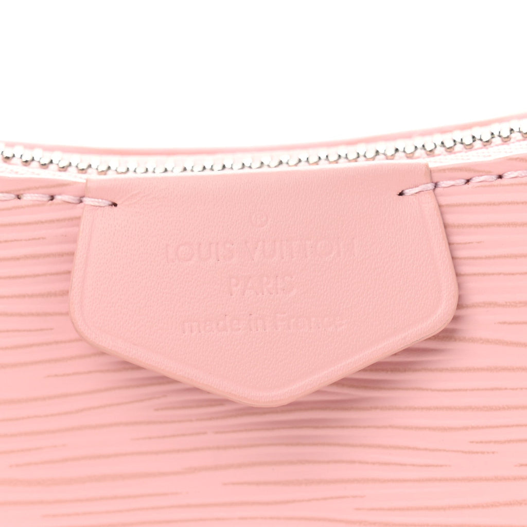 Epi Easy Pouch On Strap Rose Ballerine