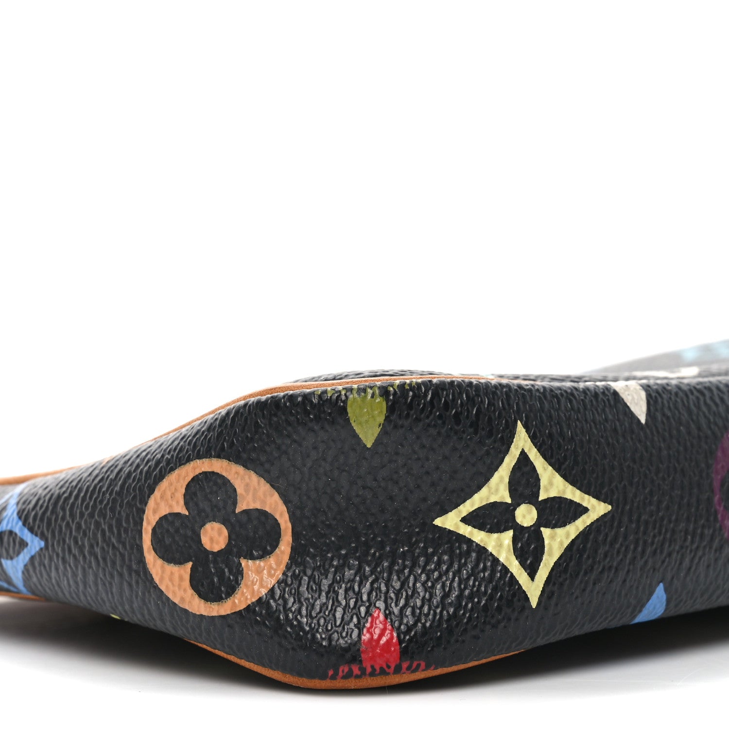 Monogram Multicolor Pochette Accessories Black