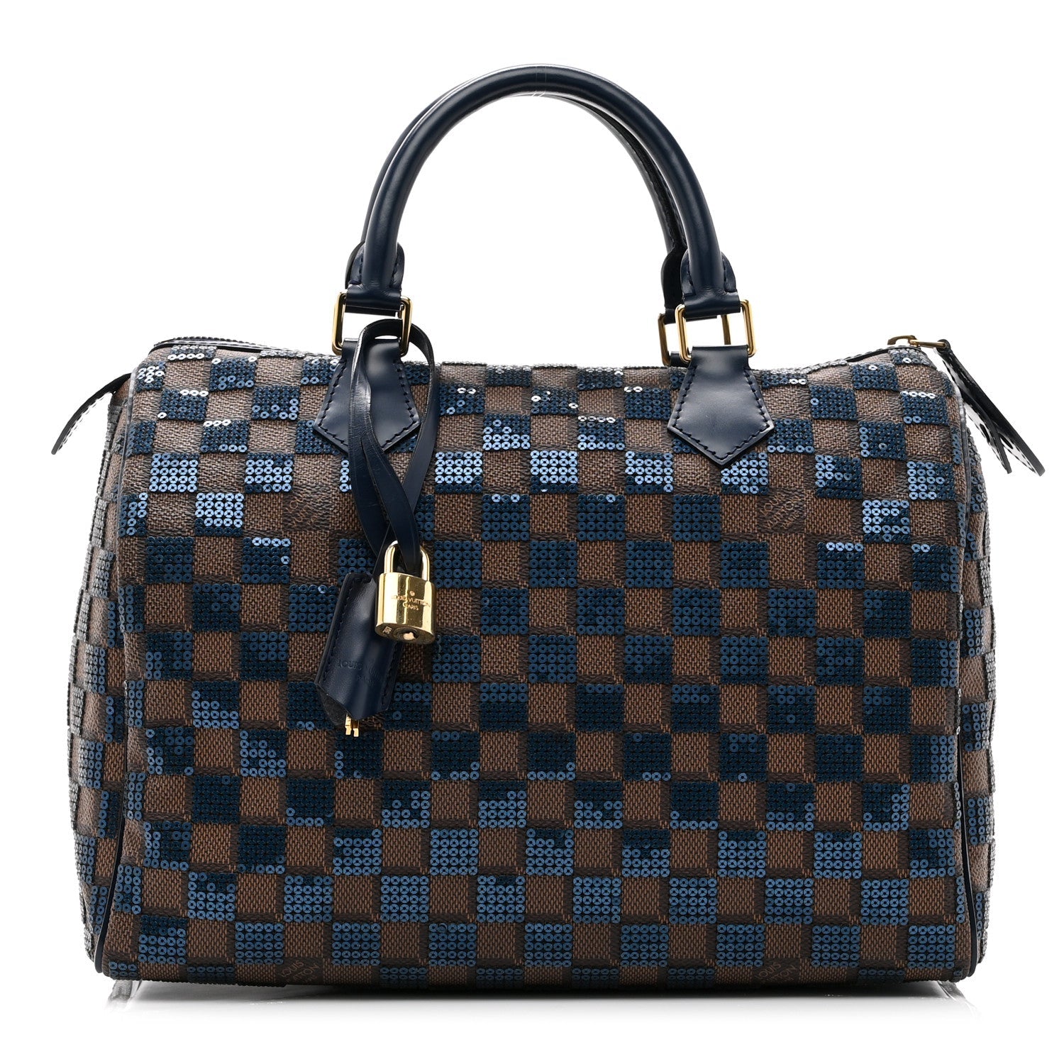 Damier Paillettes Speedy 30 Blue
