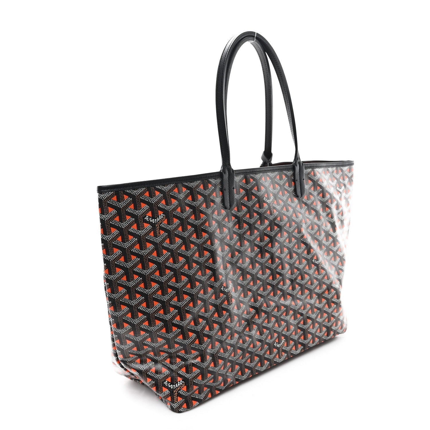 Goyardine Saint Louis Claire Voie PM Black Orange